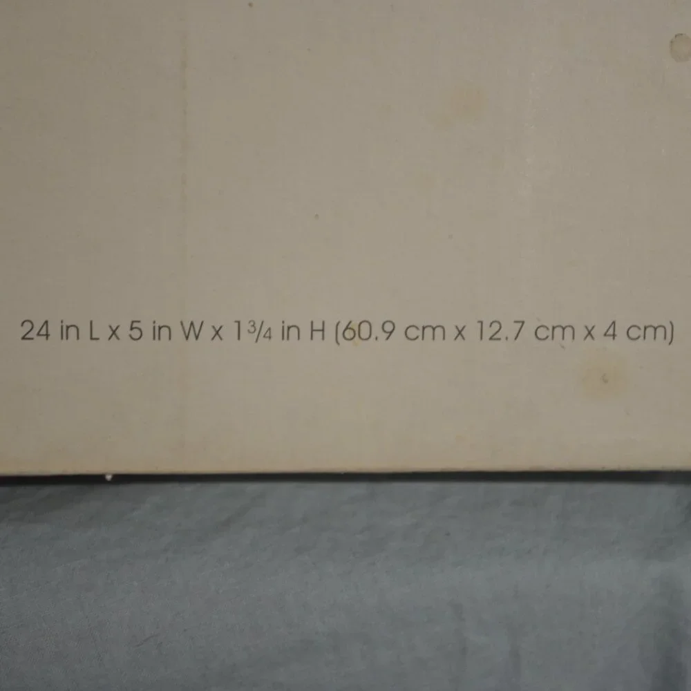 *SALE* Home brand TWO walnut finish floating 24